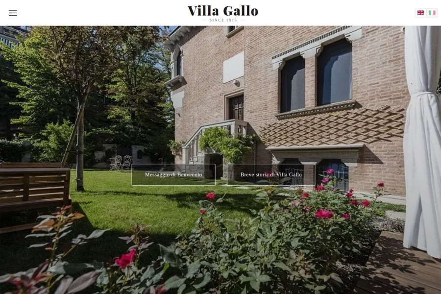 Villa Gallo 1915 website preview